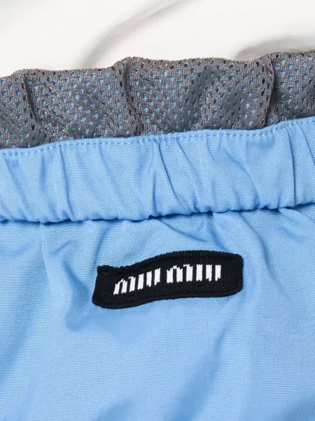 Pantaloni scurți Miu Miu albastru