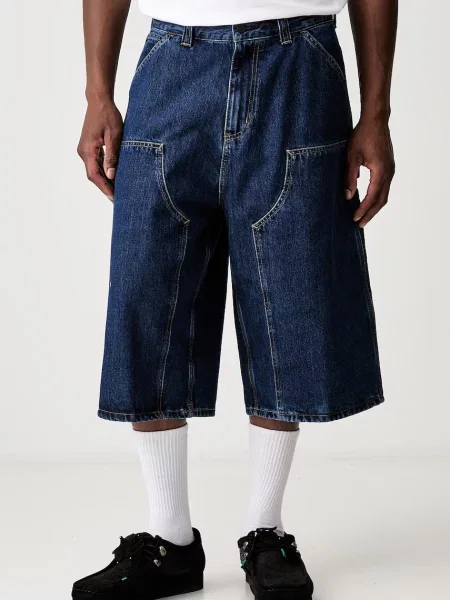 Carhartt WIP OG Double Knee pantaloni scurți din denim pentru bărbați