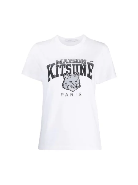 Koszulka Maison Kitsune z logo biała