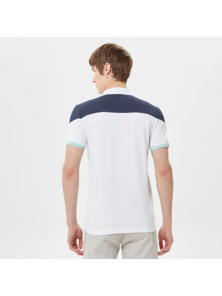 Поло Lacoste белое