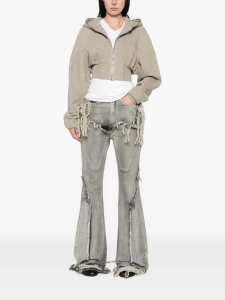 Džinsai Rick Owens Drkshdw su kutais pilka