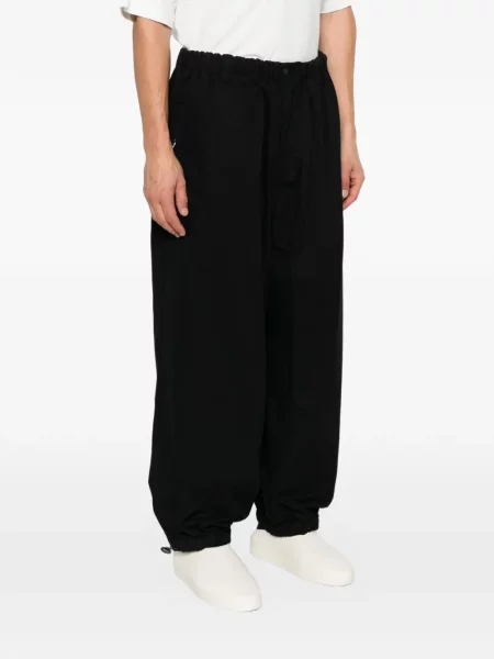 Pantaloni Entire Studios cu cordon negru