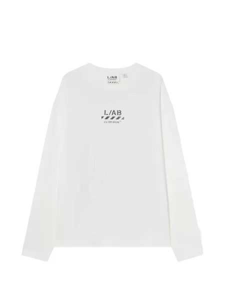 Lung tricou L/ab C/o Off-white alb
