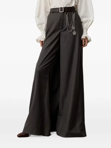 Palazzo kelnės Ralph Lauren Collection ruda