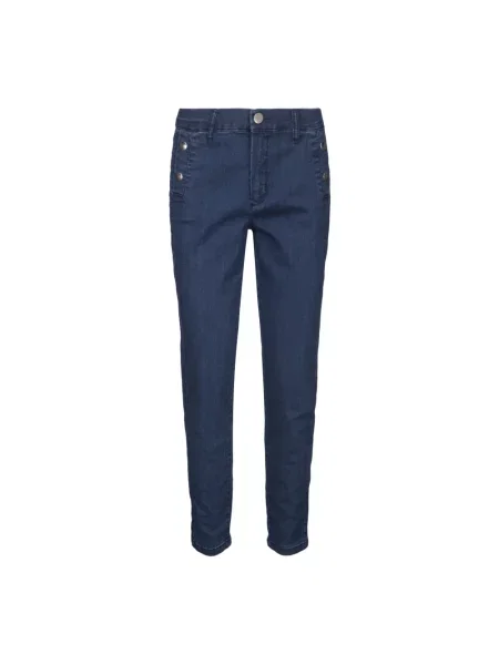 Skinny jeansy skinny 2-biz niebieskie