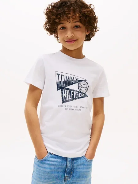 Tommy Hilfiger Majica Graphic bela