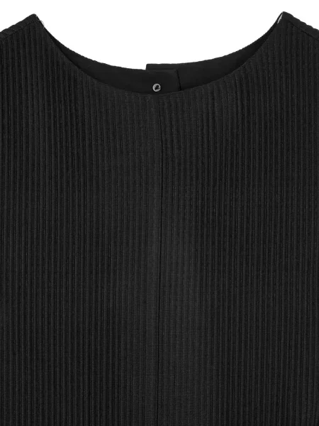 Rochie Tomboy de catifea cord de costum negru