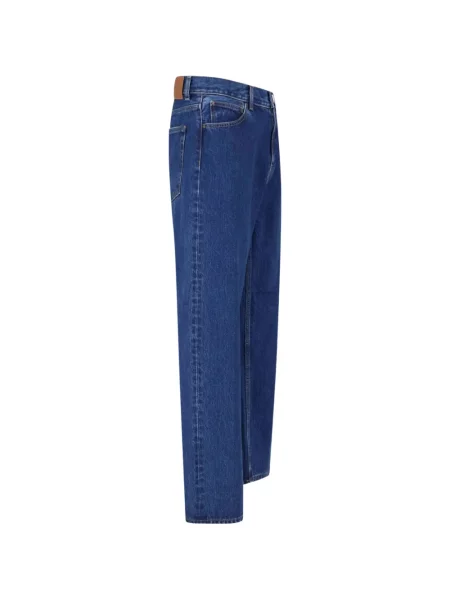 Blugi drepți Carhartt Wip albastru