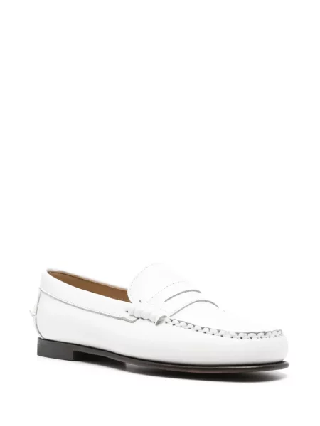 Pantofi loafer Sebago din piele alb