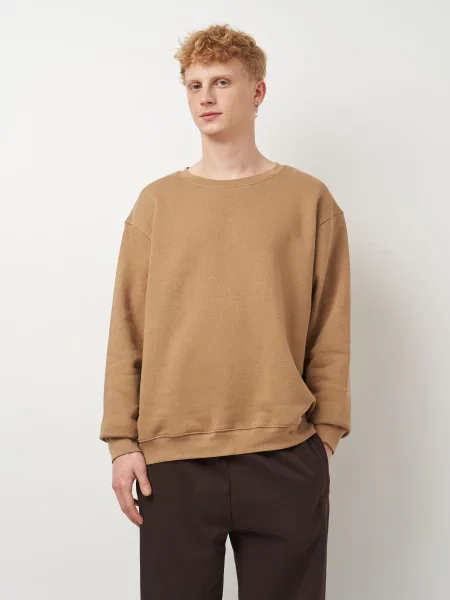 Світшот Роза бавовна/поліестер коричневий