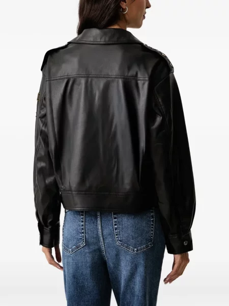 Geanta de piele Dkny negru