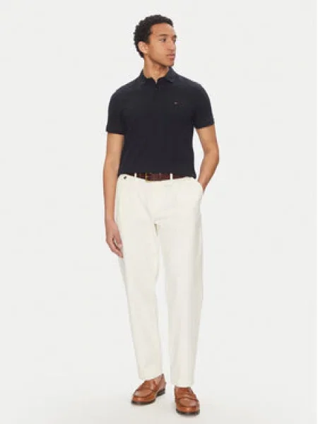 Tommy Hilfiger Polokošile Vertical Tmavomodrá