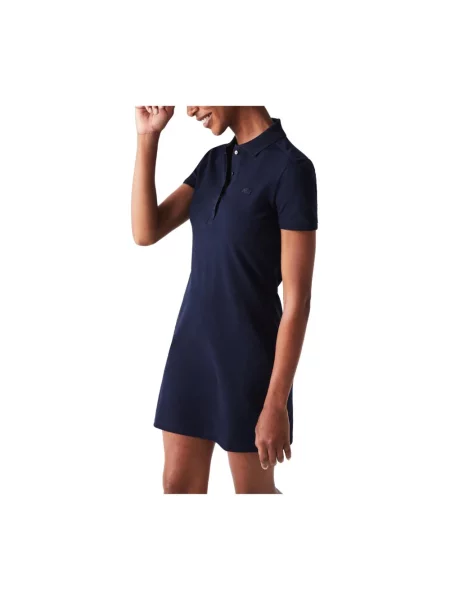 Sukienka Lacoste navy blue niebieska