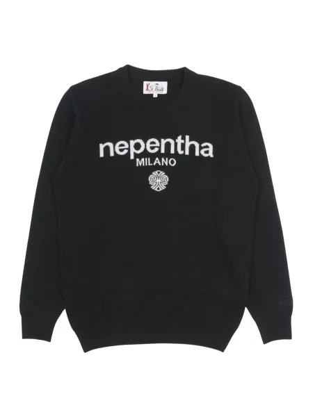 Sweter wełniany Saint Barth wełniany czarny