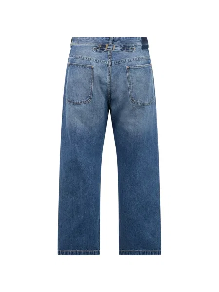 Csatos pántos farmerek Maison Margiela kék
