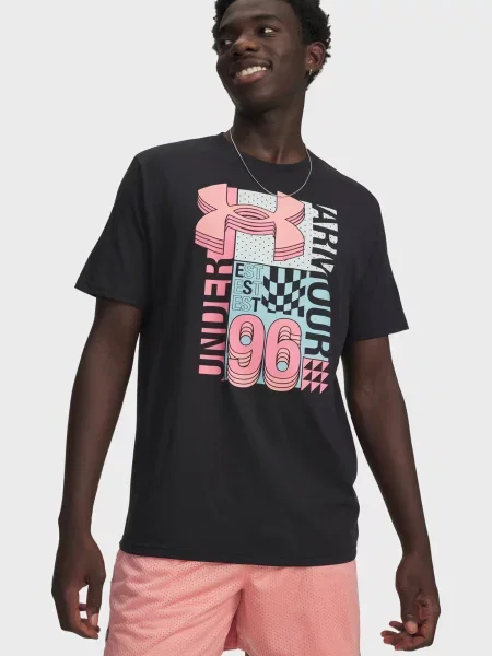 Футболка Under Armour з автографом чорна