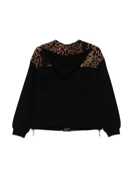 Sweter Liu Jo z kapturem czarny
