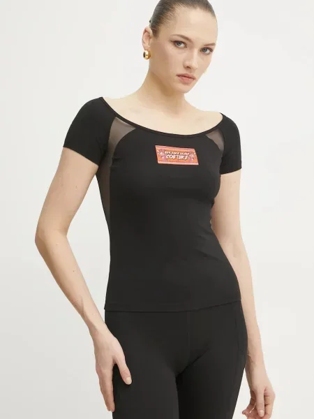 Kratka majica Versace Jeans Couture črna