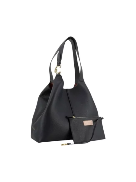 Shopperka Coccinelle retro czarna