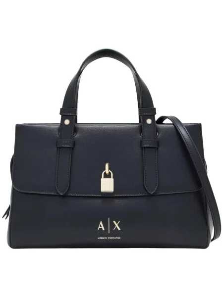 Armani Exchange crossbody kabelka dámska z imitácie kože čierna