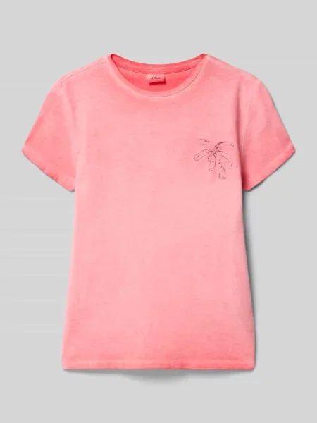 T-shirt o kroju regular fit z czystej bawełny S.oliver Red Label