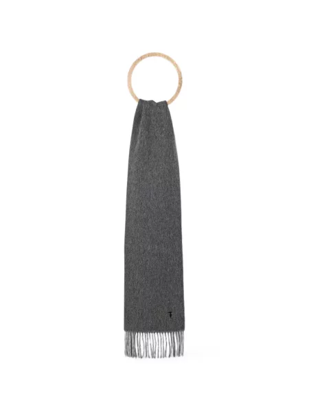 Fular Trussardi cu franjuri gri