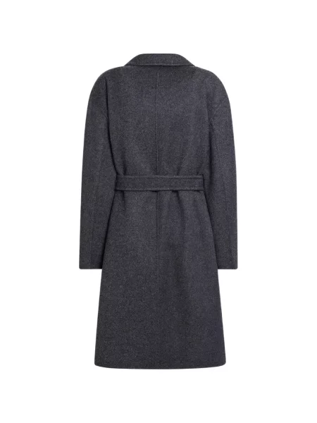 Palton Max Mara cu două rânduri de nasturi gri