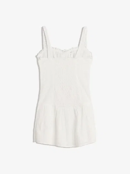 Bershka Rochie de vară alb