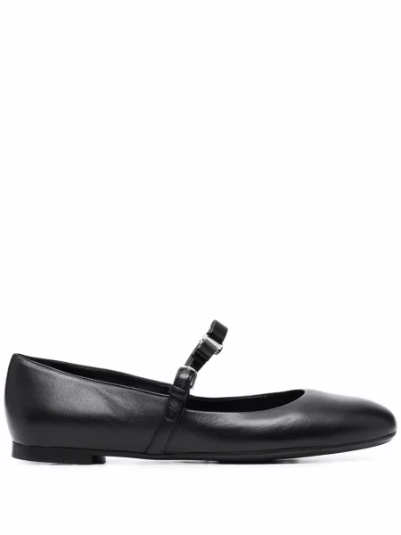 Balerini Ferragamo din piele negru