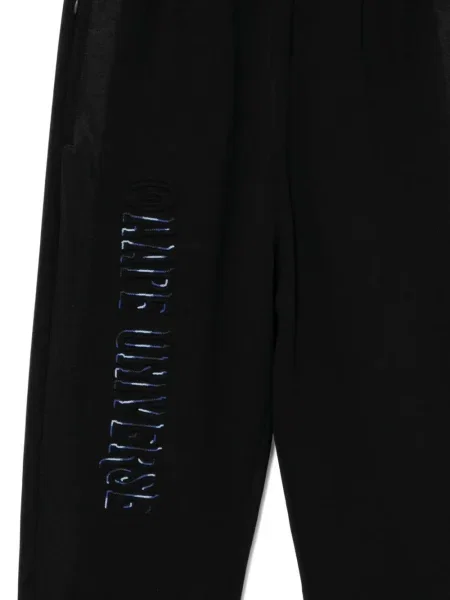Pantaloni Aape By A Bathing Ape cu broderie negru