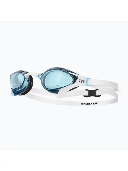 Okulary do pływania TYR Tracer-X RZR Racing blue/ white/ white białe