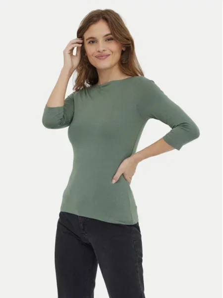 Vero Moda Bluză Panda verde