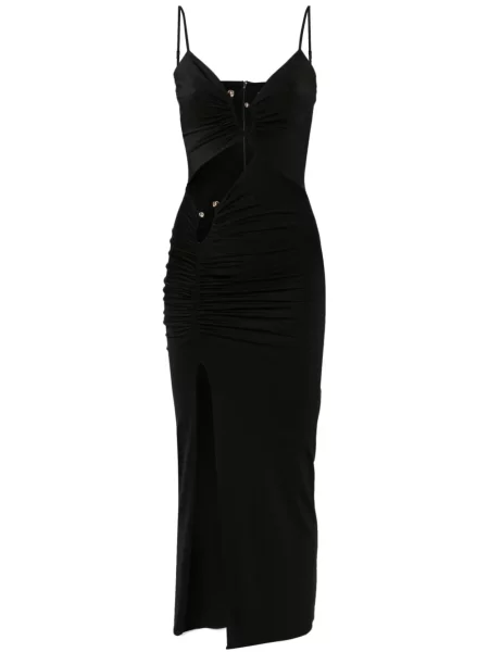 Rochie midi Nissa până la genunchi de costum negru