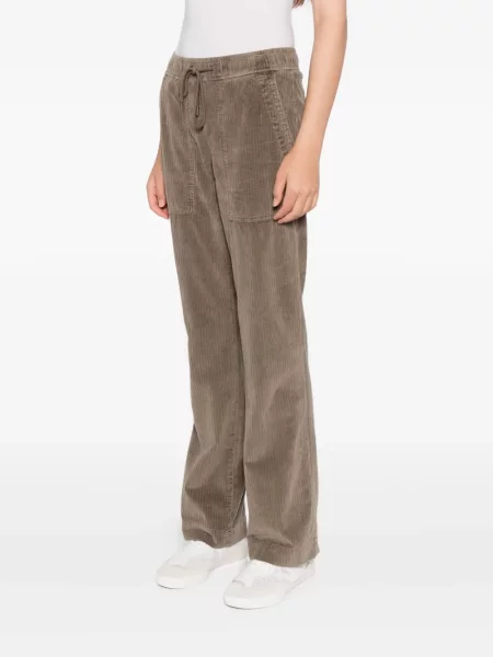 Pantaloni James Perse de catifea cord maro