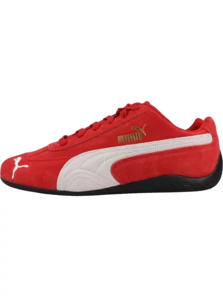 Sneakersy Puma skórzane czerwone