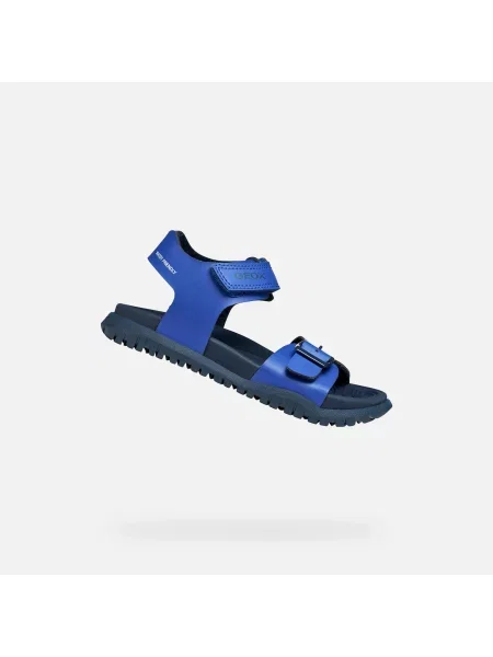 Sandali Geox J Sandal Fusbetto Bo S Modra črna