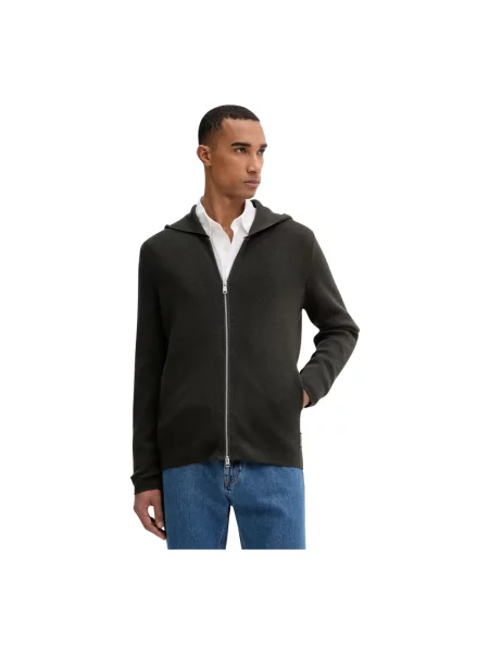 Bluza z kapturem Marc O'polo z kapturem zielona