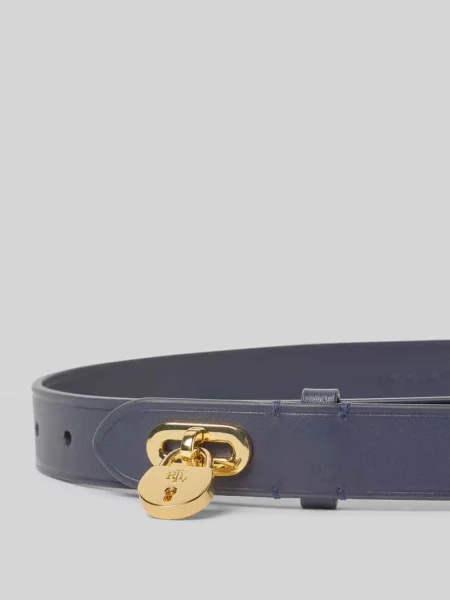 Skórzany pasek z klamrą zaciskową Lauren Ralph Lauren