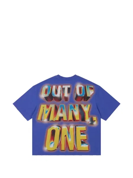 Tricou Godspeed cu imagine albastru