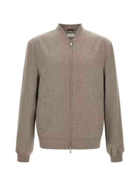 Geacă bomber Brunello Cucinelli gri