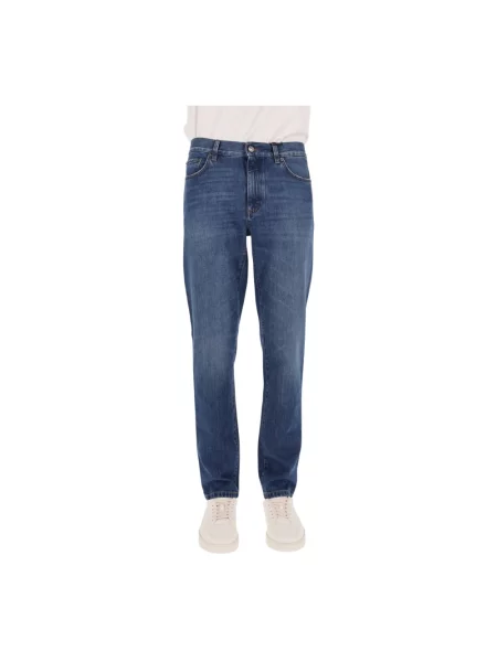 Jeansy Zegna niebieskie