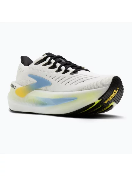 Încălțăminte de alergare pentru bărbați Brooks Glycerin Max 2 bright white/black/nightlife alb