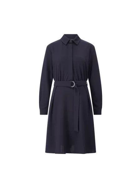 Sukienka koszulowa Weekend Max Mara niebieska