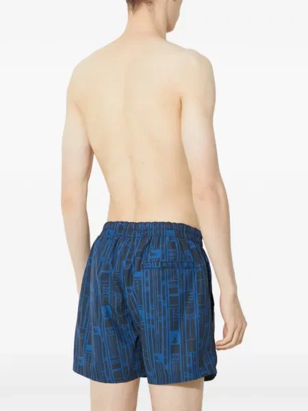 Slip de baie Helly Hansen cu imagine albastru