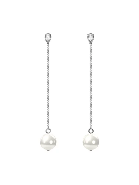 Kolczyki Swarovski białe