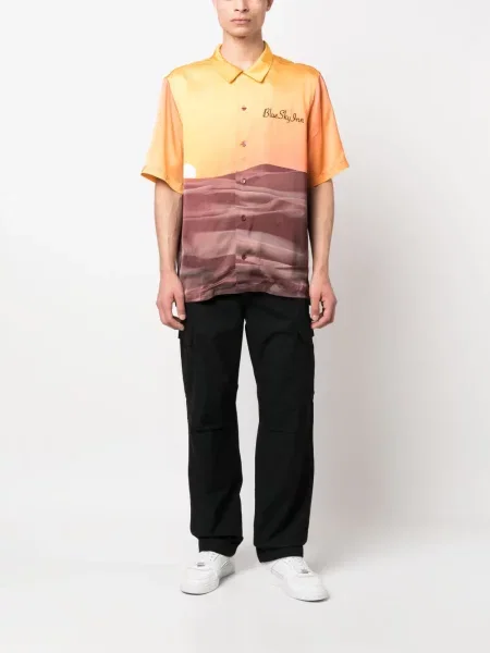 Plačiakojis cargo stiliaus kelnės Carhartt Wip juoda