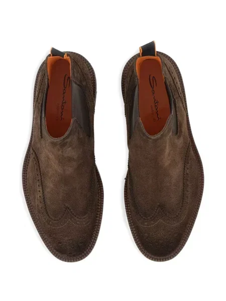 Botine chelsea Santoni maro