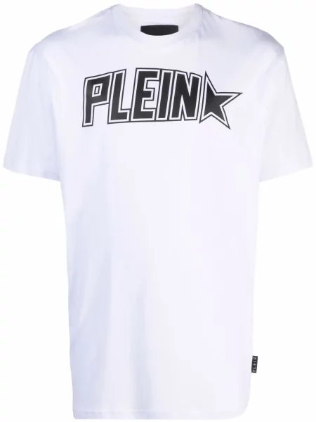 Tricou Philipp Plein cu imagine alb