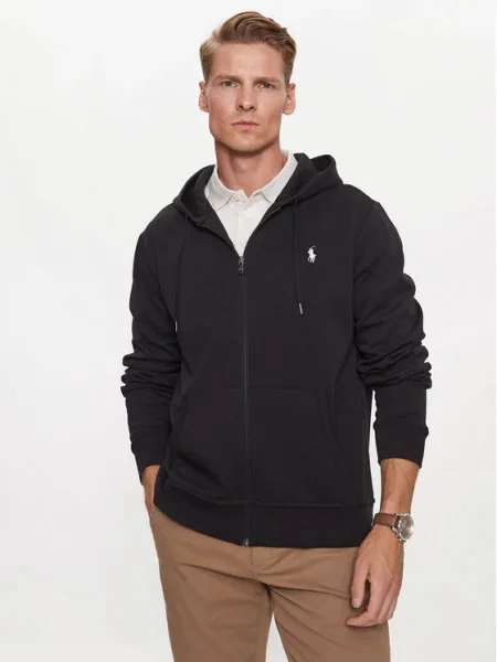 Polo Ralph Lauren Tepláková bunda / biela čierna