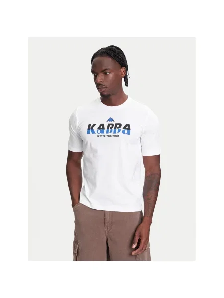 Kappa Majica Regular Fit bela